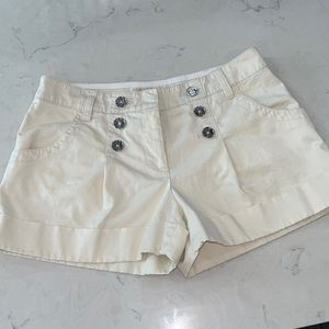 Michael Kors Nautical Sailor Double Button Shorts Size 6